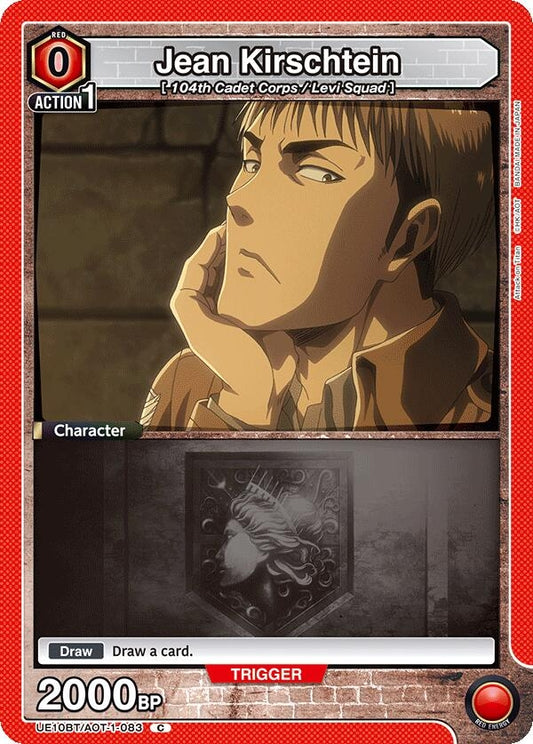 Image for Jean Kirschtein (083) (UE10BT/AOT-1-083) (UE10BT: Attack on Titan) - Union Arena