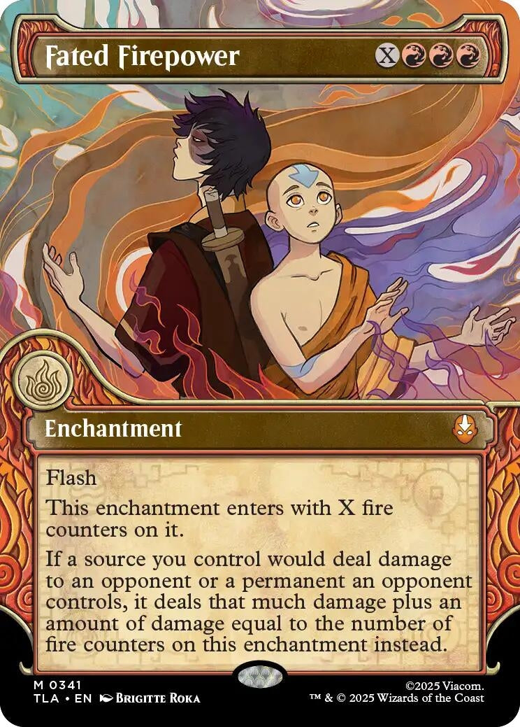 Image for Fated Firepower (Showcase) (341) (Avatar: The Last Airbender) - Magic: The Gathering