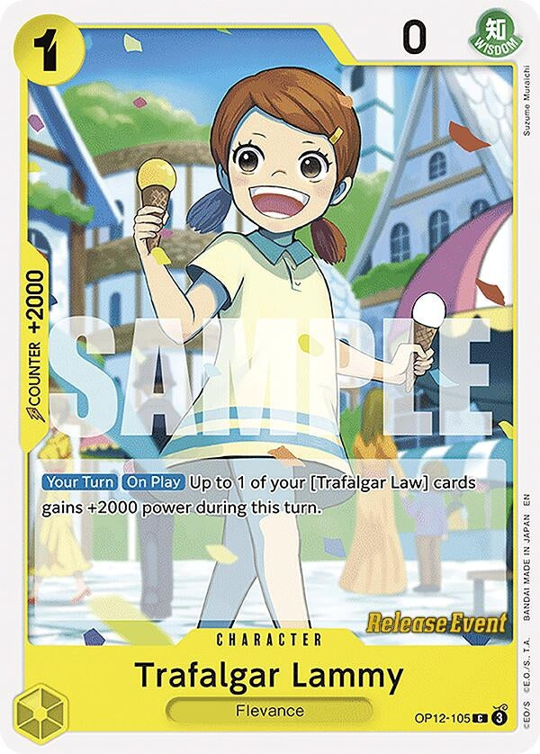Image for Trafalgar Lammy (OP12-105) - One Piece Card Game