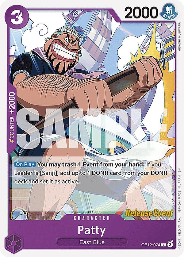 Image for Patty (OP12-074) - One Piece Card Game