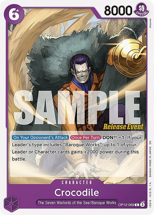 Image for Crocodile (OP12-069) - One Piece Card Game