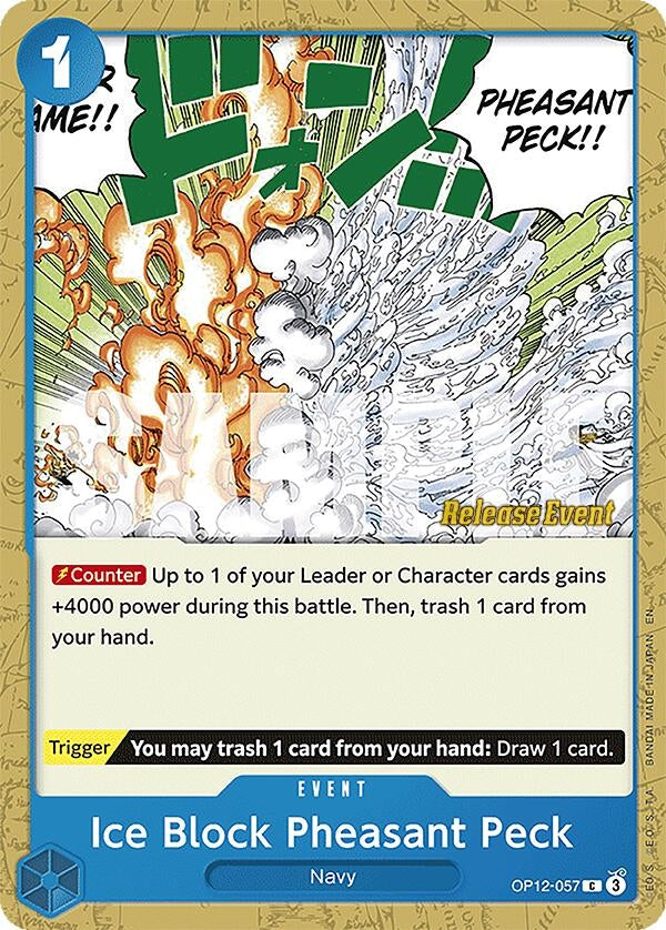 Image for Ice Block Pheasant Peck (OP12-057) - One Piece Card Game