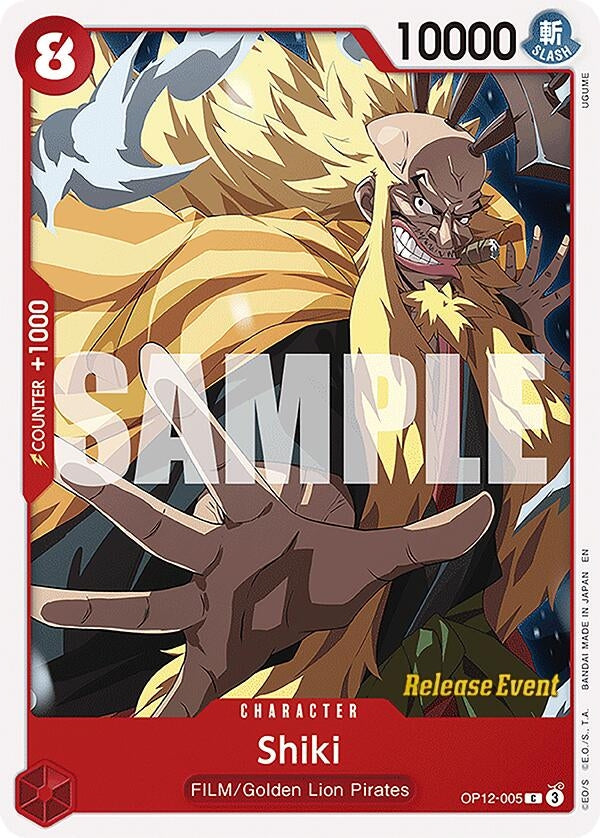 Image for Shiki (OP12-005) - One Piece Card Game