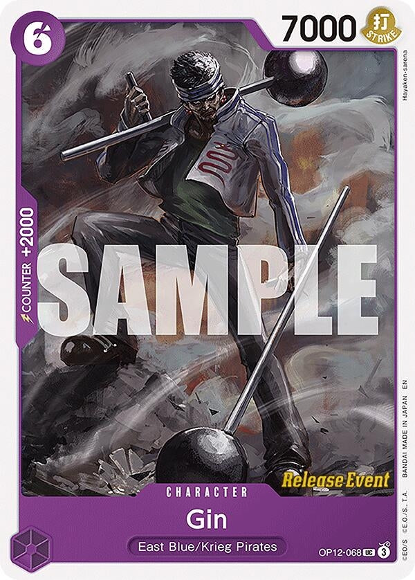 Image for Gin (OP12-068) - One Piece Card Game