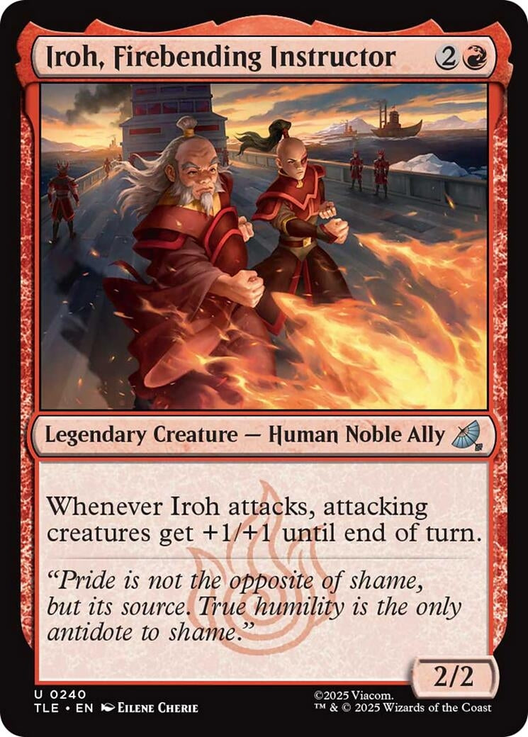 Image for Iroh, Firebending Instructor (0240) (240) - Magic: The Gathering