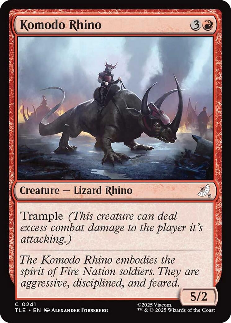 Image for Komodo Rhino (0241) (241) - Magic: The Gathering