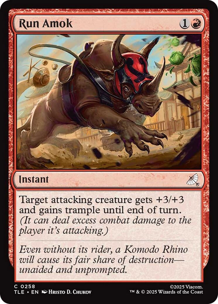 Image for Run Amok (0258) (258) - Magic: The Gathering