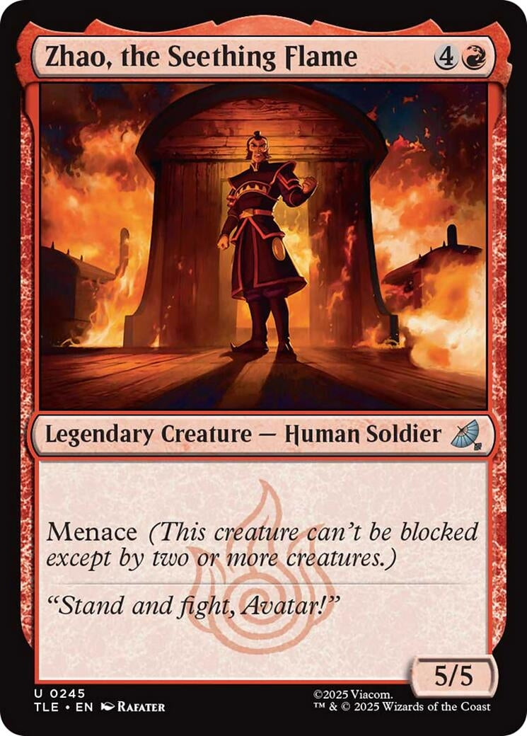 Image for Zhao, the Seething Flame (0245) (245) - Magic: The Gathering
