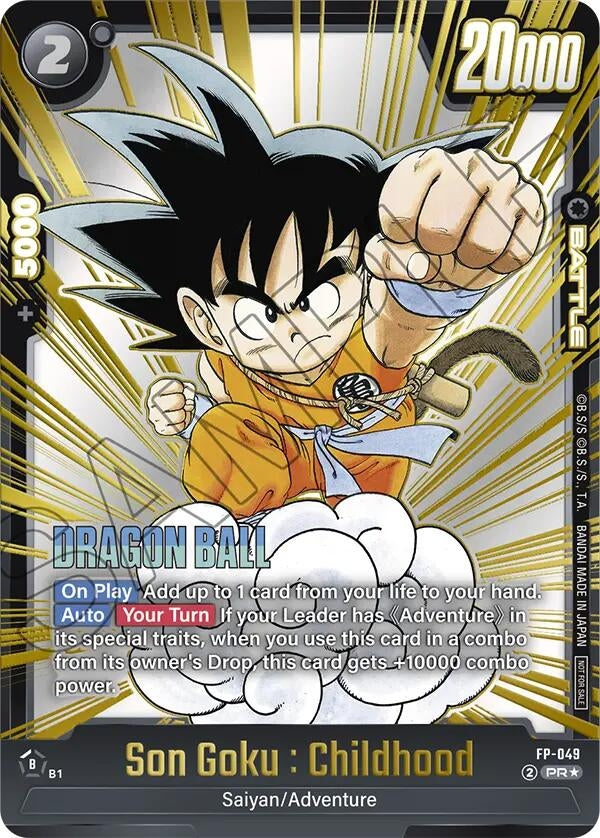 Image for Son Goku : Childhood (Gold) (FP-049) - Dragon Ball Super: Fusion World