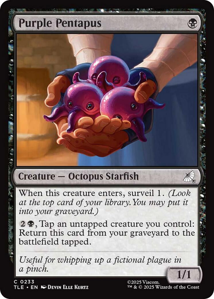 Image for Purple Pentapus (233) - Magic: The Gathering