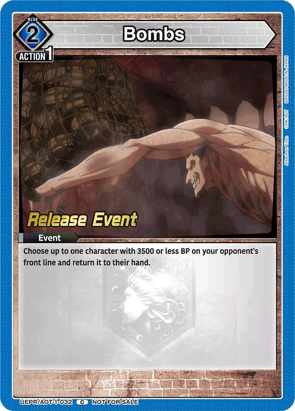 Image for Bombs (UEPR/AOT-1-032) - Union Arena