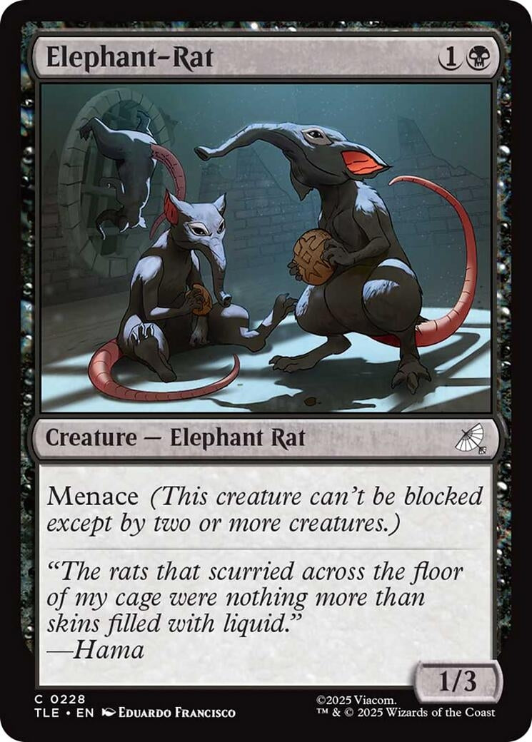 Image for Elephant-Rat (228) - Magic: The Gathering