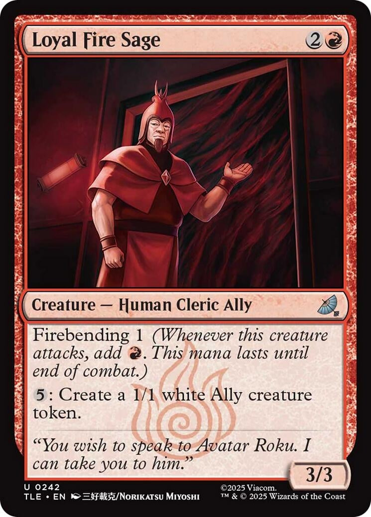 Image for Loyal Fire Sage (242) - Magic: The Gathering
