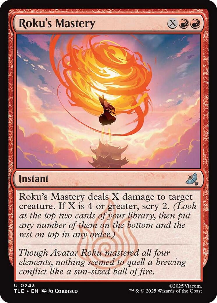 Image for Roku's Mastery (243) - Magic: The Gathering
