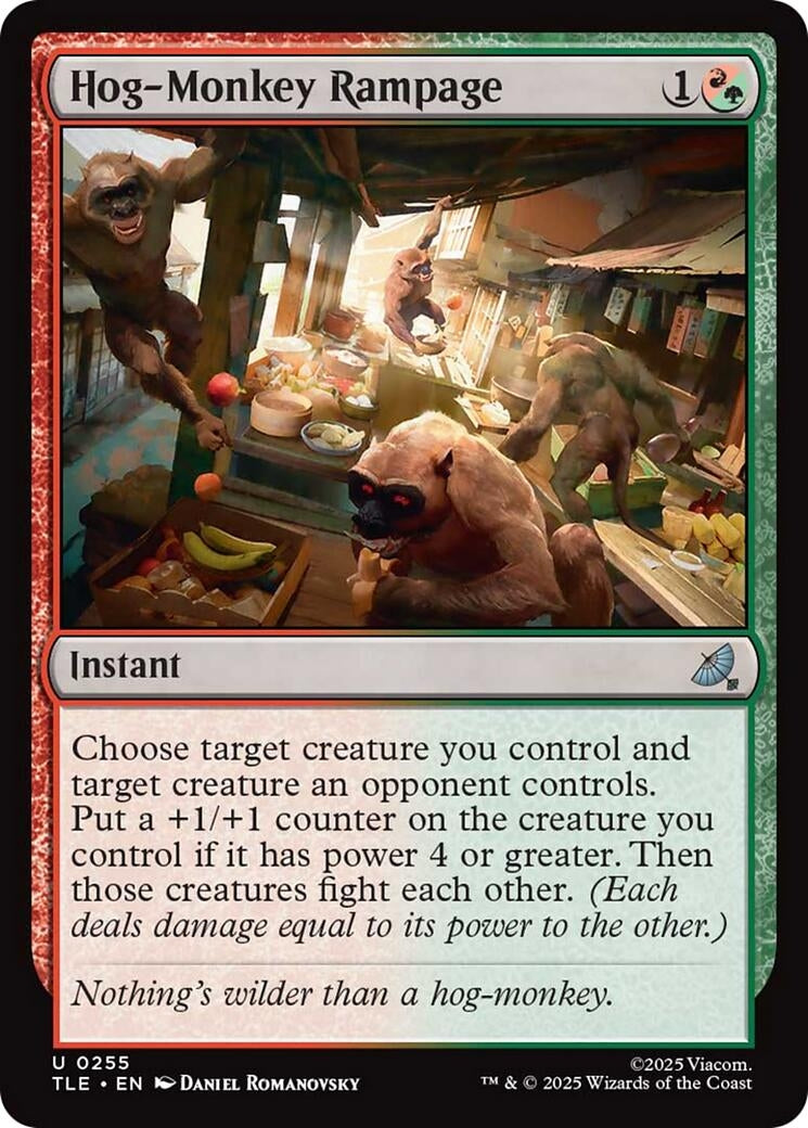 Image for Hog-Monkey Rampage (255) - Magic: The Gathering