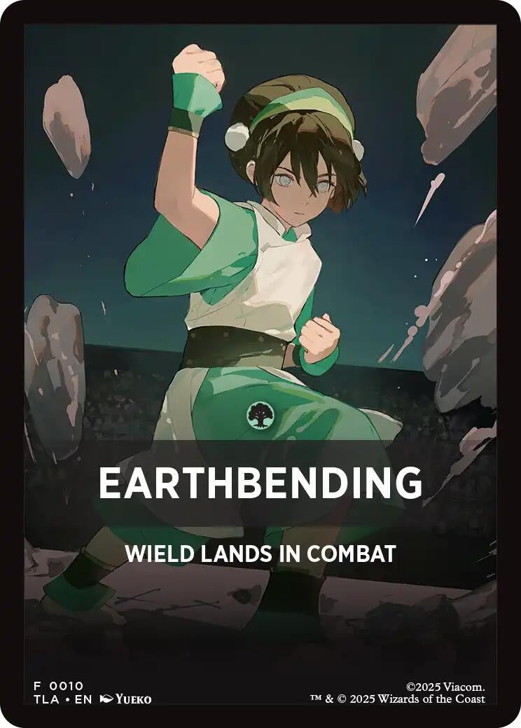 Image for Earthbending Theme Card (0010) (10) (Avatar: The Last Airbender) - Magic: The Gathering