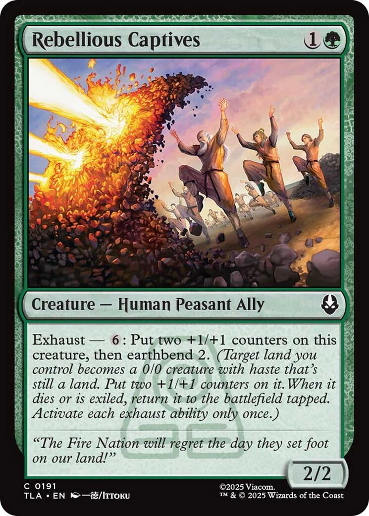 Image for Rebellious Captives (191) (Avatar: The Last Airbender) - Magic: The Gathering