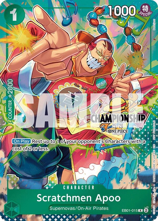 Image for Scratchmen Apoo (CS 25-26 Celebration Pack) (EB01-015) - One Piece Card Game