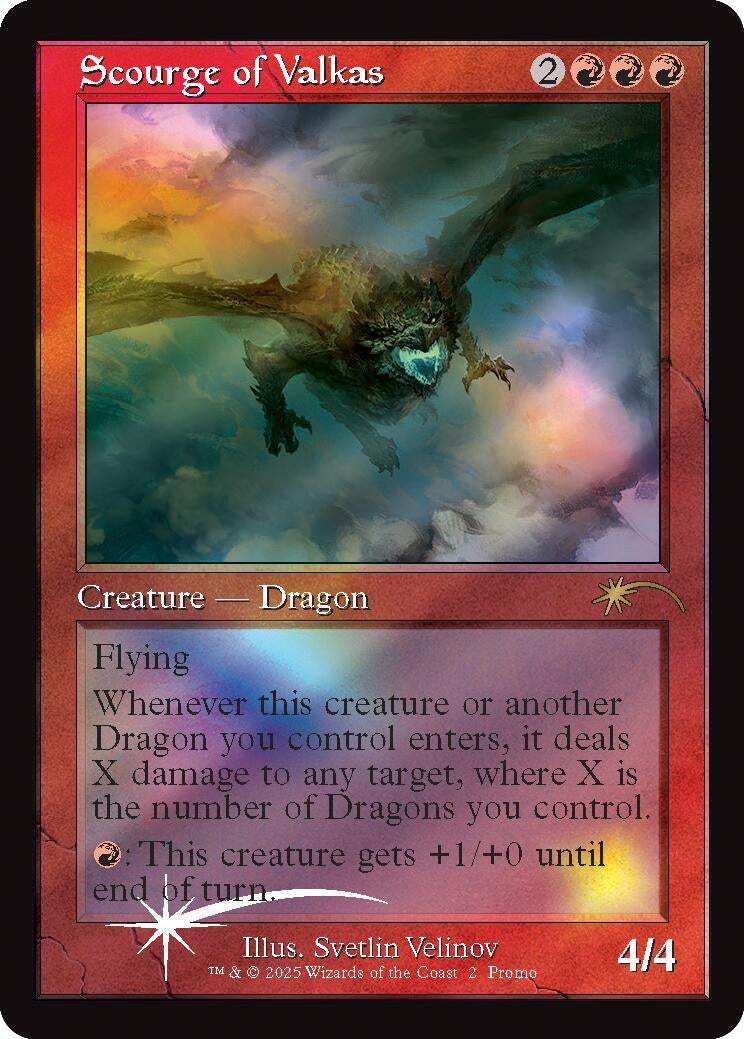 Image for Scourge of Valkas (Retro Frame) (2) - Magic: The Gathering