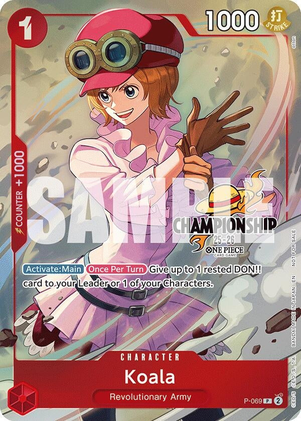 Image for Koala (CS 25-26 Event Pack Finalist Ver.) (P-069) - One Piece Card Game
