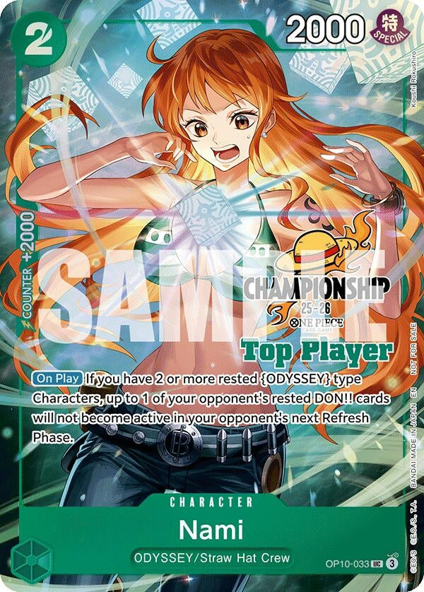 Image for Nami (CS 25-26 Top Player Pack) (OP10-033) - One Piece Card Game