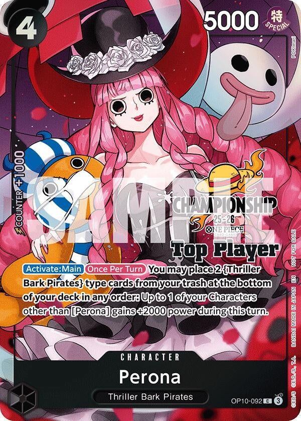 Image for Perona (CS 25-26 Top Player Pack) (OP10-092) - One Piece Card Game