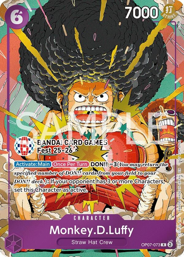 Image for Monkey.D.Luffy (BANDAI Card Games Fest 25-26) (OP07-073) - One Piece Card Game