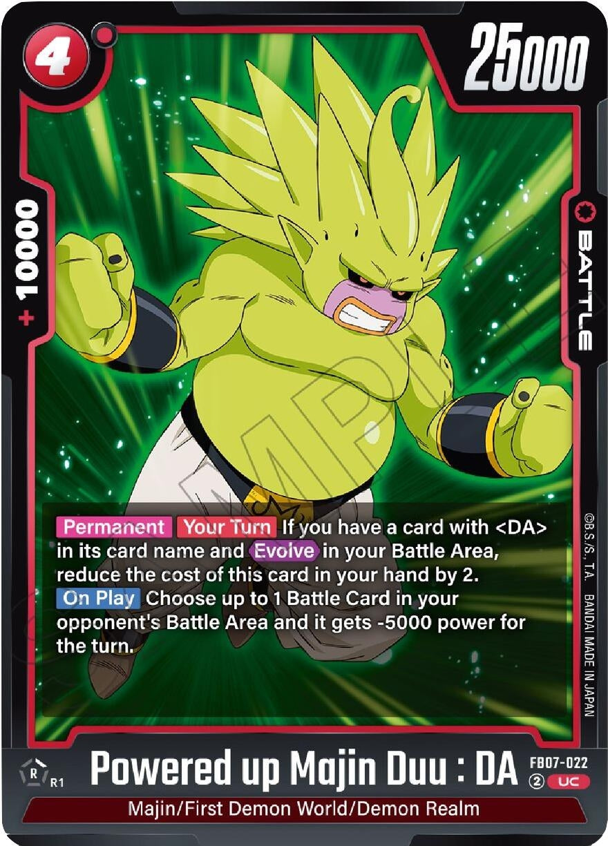 Image for Powered up Majin Duu : DA (FB07-022) (Wish For Shenron) - Dragon Ball Super: Fusion World