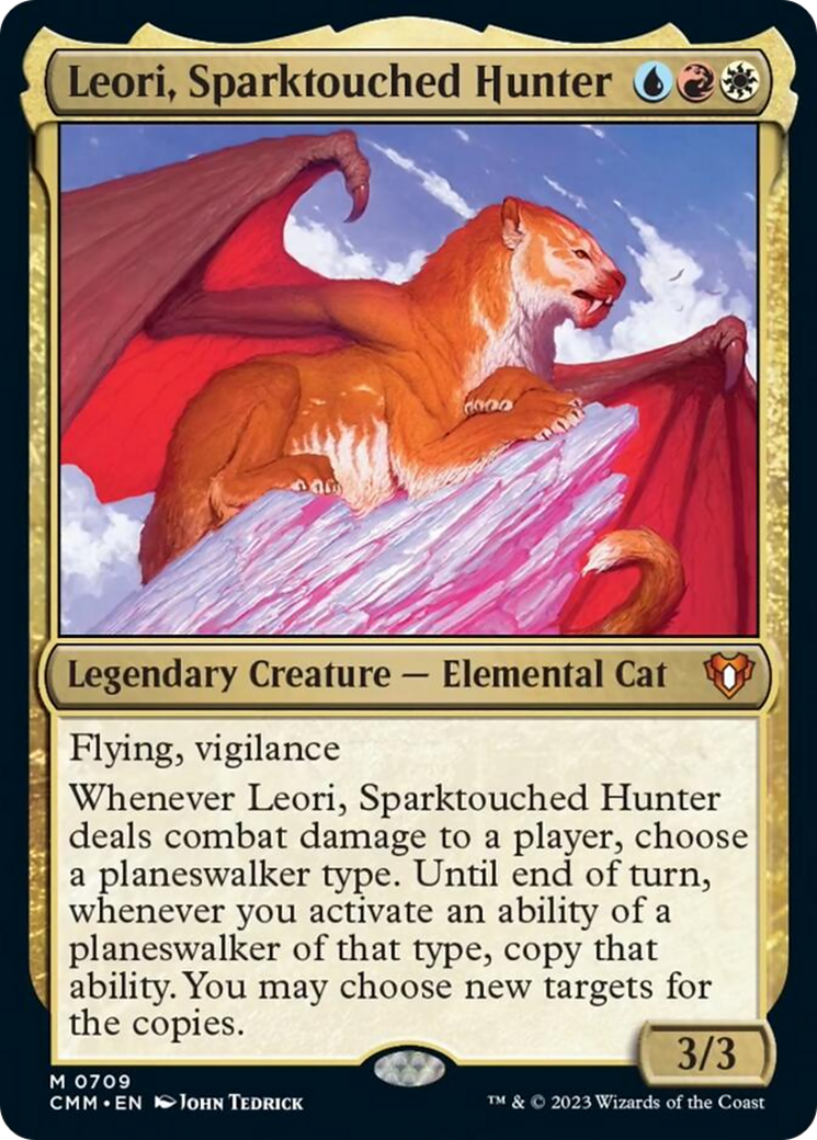 Leori, Sparktouched Hunter [Commander Masters] | Red Riot Games CA