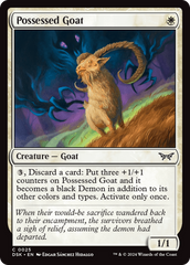 Possessed Goat [Duskmourn: House of Horror] | Red Riot Games CA