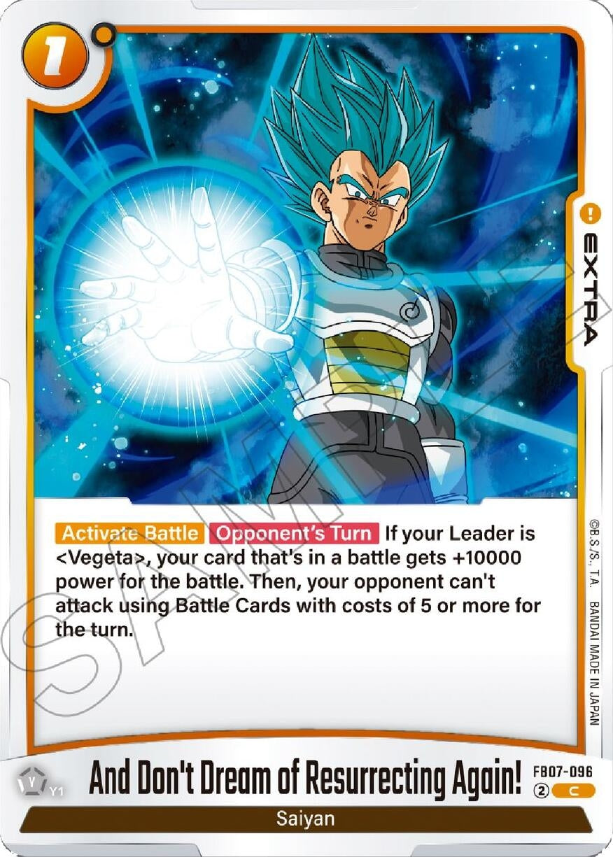 Image for And Don't Dream of Resurrecting Again! (FB07-096) (Wish For Shenron) - Dragon Ball Super: Fusion World