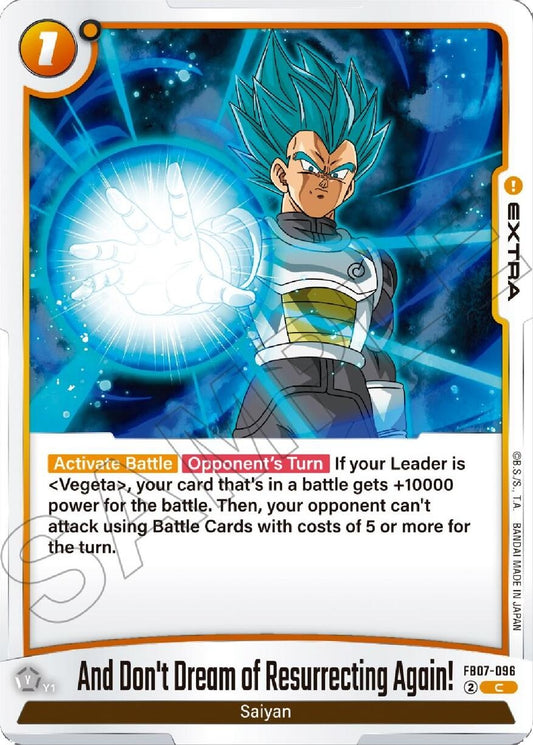 Image for And Don't Dream of Resurrecting Again! (FB07-096) (Wish For Shenron) - Dragon Ball Super: Fusion World