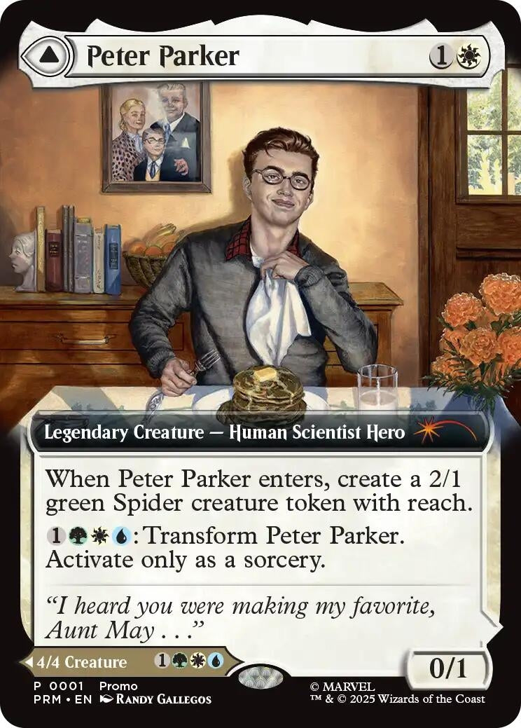 Image for Peter Parker (Extended Art) (1) - Magic: The Gathering
