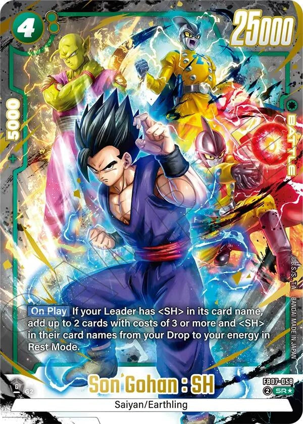 Image for Son Gohan : SH - FB07-058 (Alternate Art) (FB07-058) (Wish For Shenron) - Dragon Ball Super: Fusion World