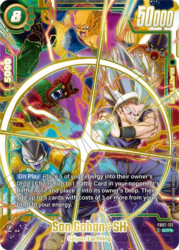 Image for Son Gohan : SH - FB07-121 (Super Alternate Art) (FB07-121) (Wish For Shenron) - Dragon Ball Super: Fusion World