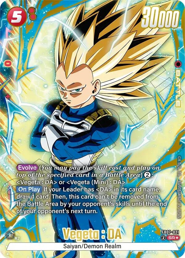Image for Vegeta : DA - FB07-021 (Alternate Art) (FB07-021) (Wish For Shenron) - Dragon Ball Super: Fusion World