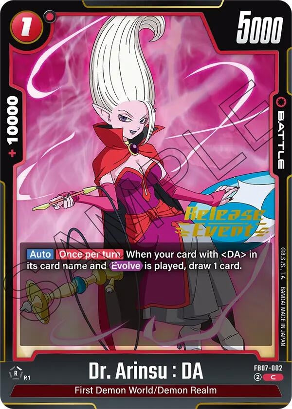 Image for Dr. Arinsu : DA (FB07-002) - Dragon Ball Super: Fusion World