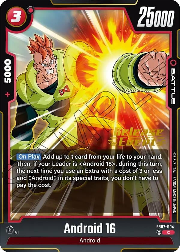 Image for Android 16 (FB07-004) - Dragon Ball Super: Fusion World
