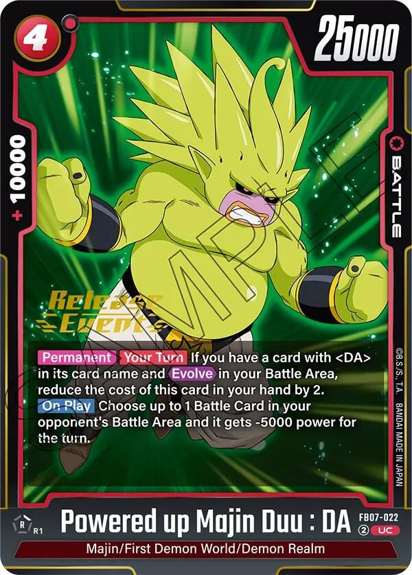 Image for Powered up Majin Duu : DA (FB07-022) - Dragon Ball Super: Fusion World