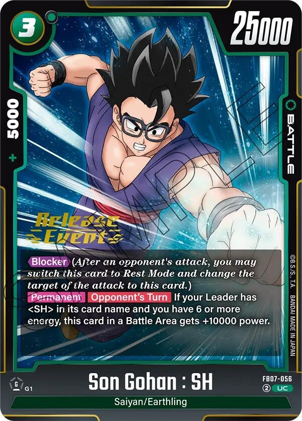 Image for Son Gohan : SH - FB07-056 (FB07-056) - Dragon Ball Super: Fusion World