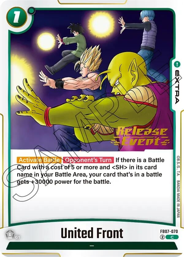 Image for United Front (FB07-070) - Dragon Ball Super: Fusion World