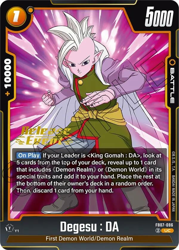Image for Degesu : DA (FB07-086) - Dragon Ball Super: Fusion World