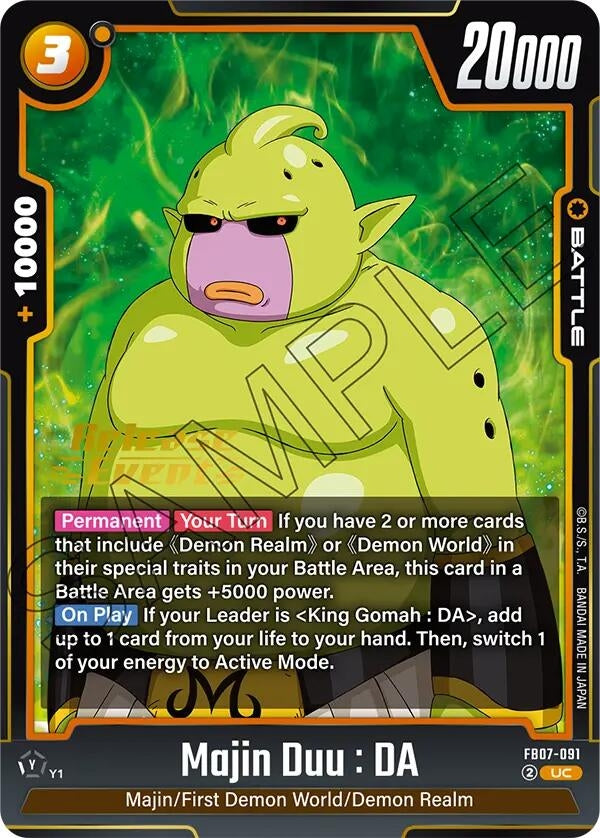 Image for Majin Duu : DA (FB07-091) - Dragon Ball Super: Fusion World