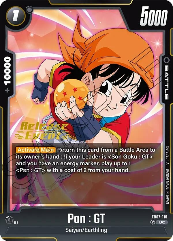 Image for Pan : GT (FB07-110) - Dragon Ball Super: Fusion World
