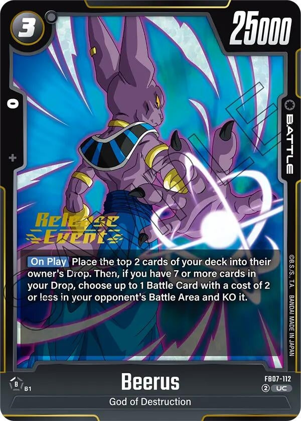 Image for Beerus (FB07-112) - Dragon Ball Super: Fusion World