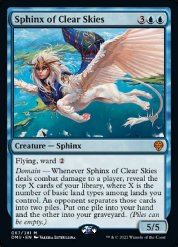 Sphinx of Clear Skies (Promo Pack) [Dominaria United Promos] | Red Riot Games CA