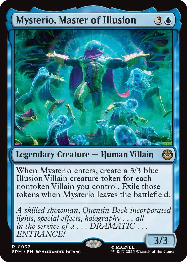 Image for Mysterio, Master of Illusion (37) (Marvel's Spider-Man) - Magic: The Gathering