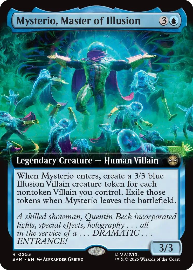 Image for Mysterio, Master of Illusion (Extended Art) (253) (Marvel's Spider-Man) - Magic: The Gathering
