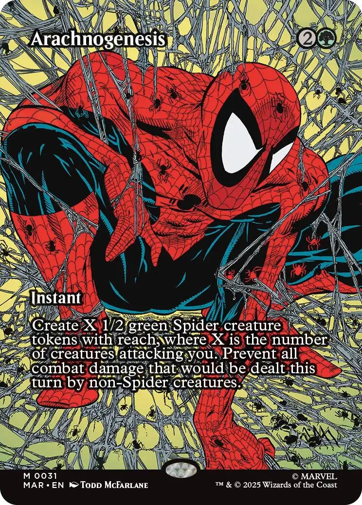 Image for Arachnogenesis (Borderless) (31) - Magic: The Gathering