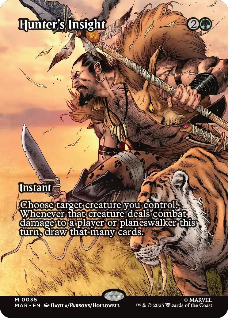 Image for Hunter's Insight (Borderless) (35) - Magic: The Gathering